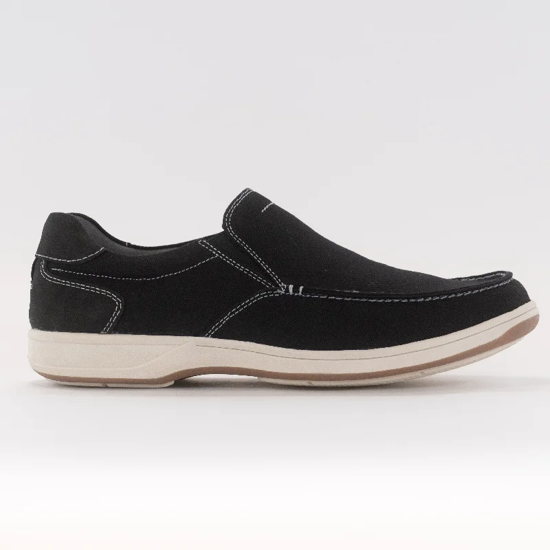 Florsheim Lakeside Canvas Moc Toe Slip On (Men's) - Black