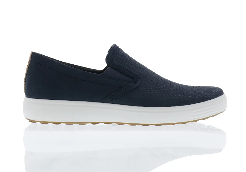 Ecco Soft 7 Slip-On 2.0 (Men's) - Marine