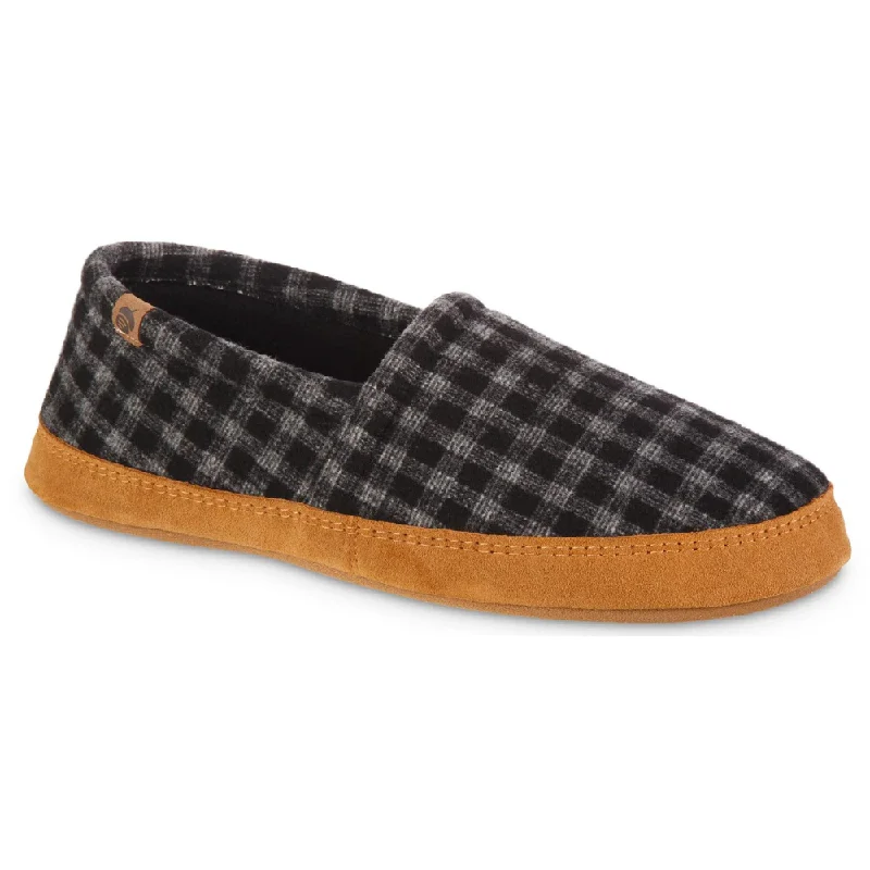 Acorn Moc-M Black Plaid Moccasin (Men's)