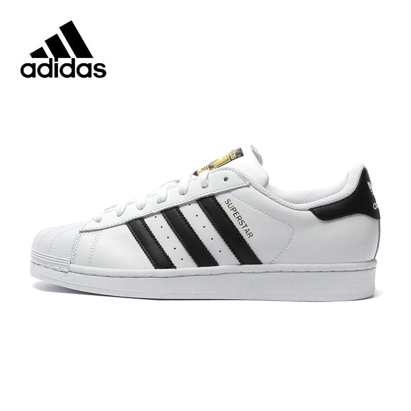 Adidas Official SUPERSTAR Clover Women's And Men's Skateboarding Shoes Sport Outdoor Sneakers Low Top Designer Good Quality