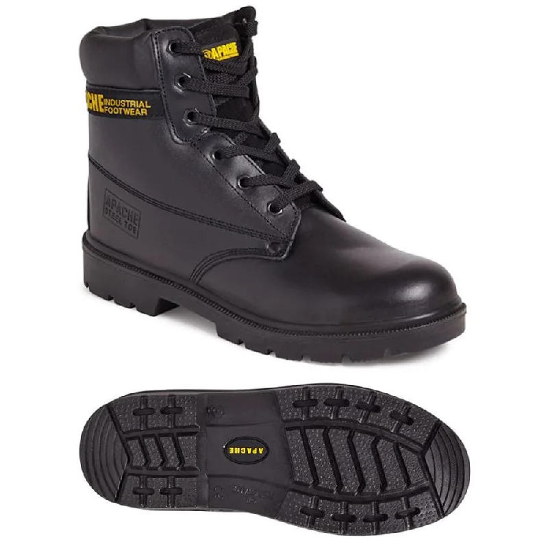 Apache AP300 Leather Workwear Work Shoe Boot Steel Toe Cap