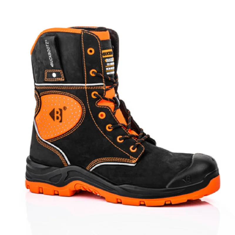 Buckbootz BVIZ 6 Buckzviz High-Leg Lace Safety Boot