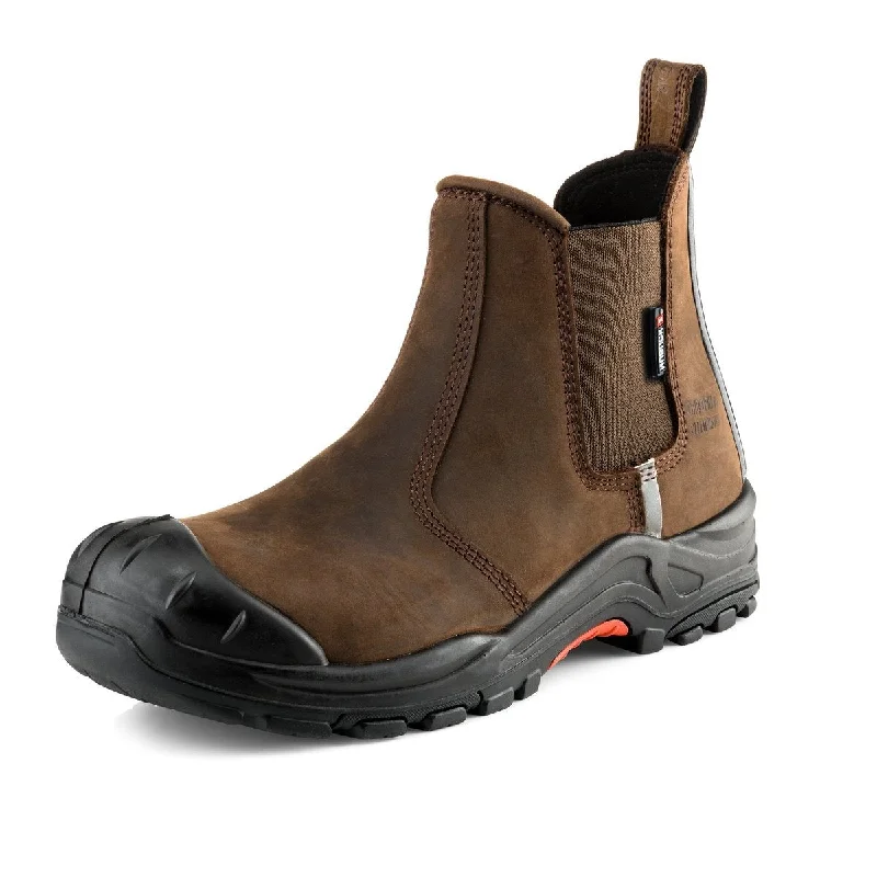 Buckbootz NKZ101BR Safety Dealer Boots