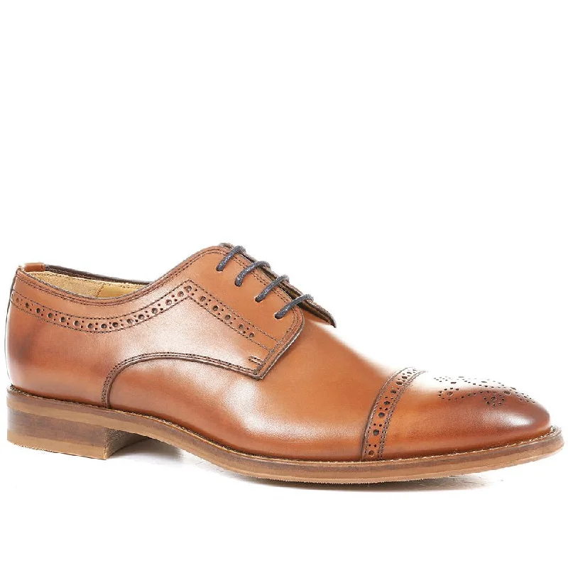 Chino Leather Derby Brogues - CHINO / 321 992