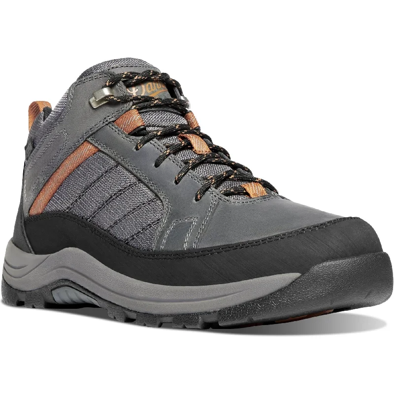 Danner Men's Riverside 4.5" Soft Toe WP Hiking Work Boot- Gray - 15341