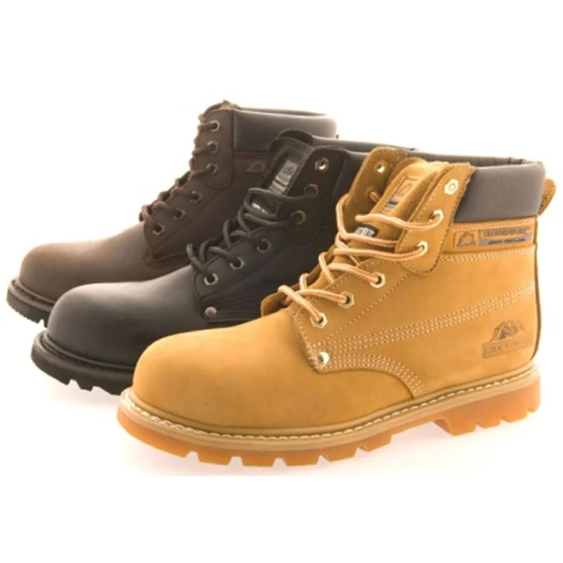 Groundwork Men's Adult Safety Boot with Mid Plate