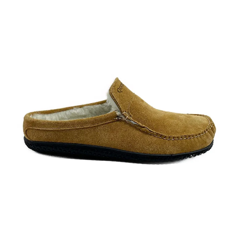 Men’s Scruff ESQ Slipper: Toast Suede