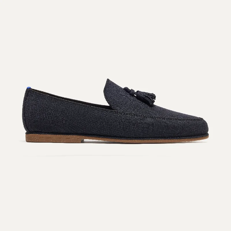 The Ravello Tassel Loafer - Black