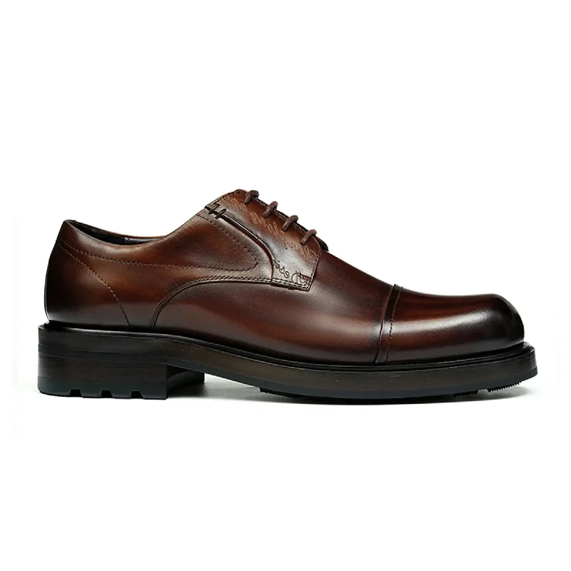 Round toe derby shoes D89623