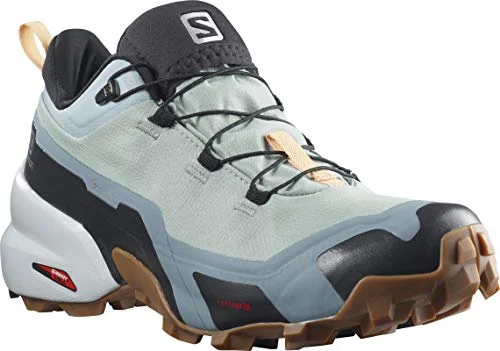 Salomon Women's Cross Hike GTX W, Slate/Trooper/Almond Cream, 10