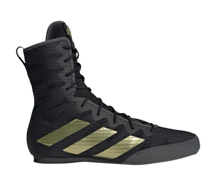 Box Hog 4 Boxing Boots Black/Gold By Adidas