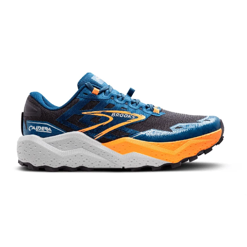 Brooks Caldera 7 | Ebony / Blue Sapphire / Orange | Mens