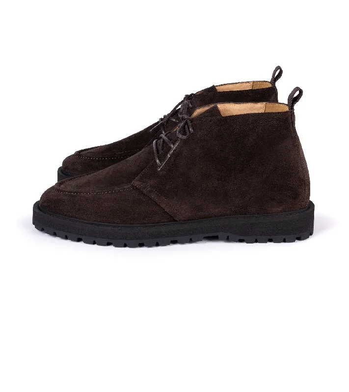 CQP Astra Suede Chukka Boot: Dark Brown