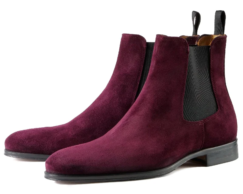 Eastwood Chelsea Boot Burgundy Suede