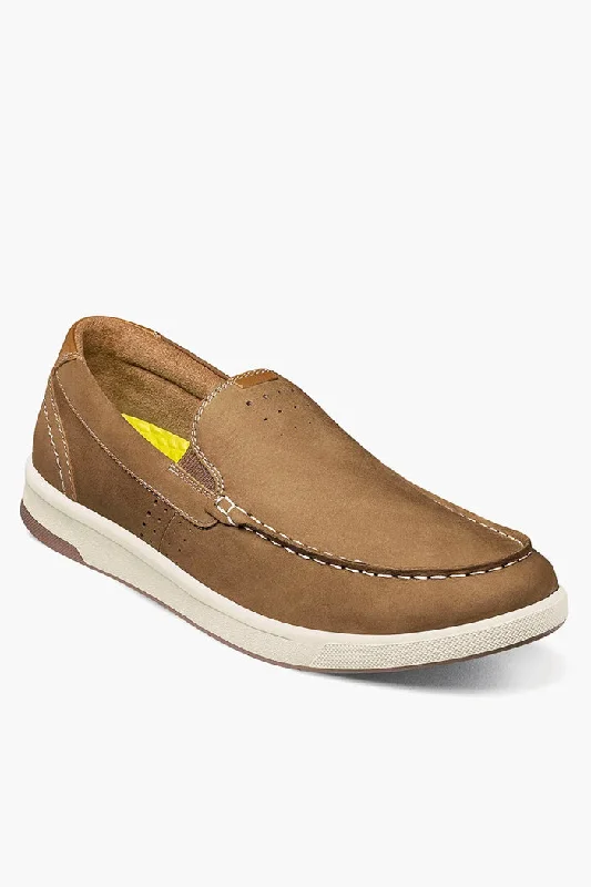 Florsheim Men's Crossover Moc Toe Slip On Sneaker