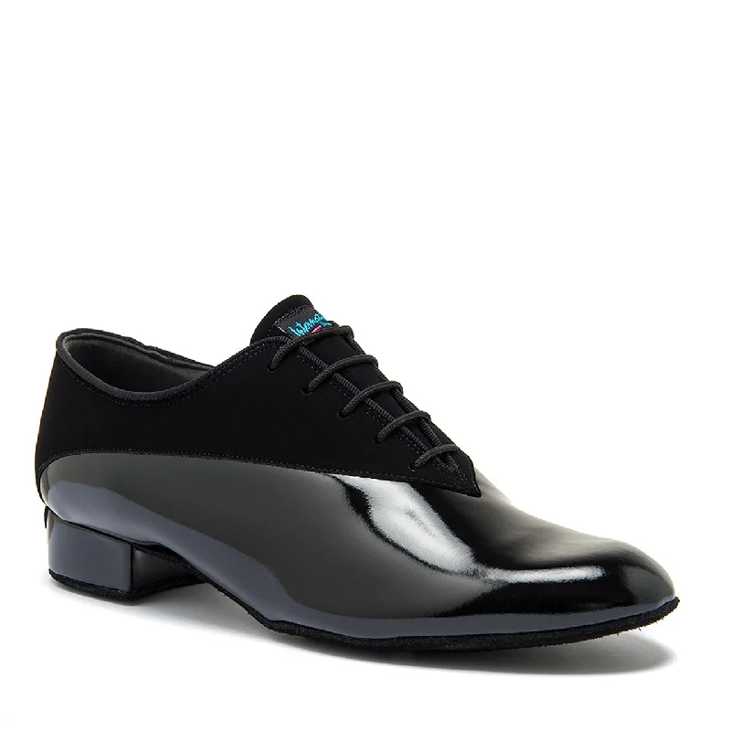 International Dance Shoes IDS Ballroom Men's Black Dance Shoes Available in Nubuck and Patent Leather PINO FLEX and PINO