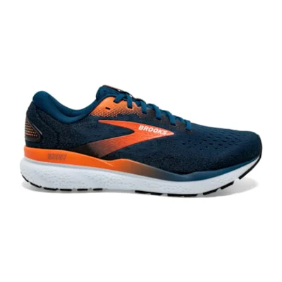 Men's Brooks Ghost 16 (Blue Opal/Black/Nasturtium)