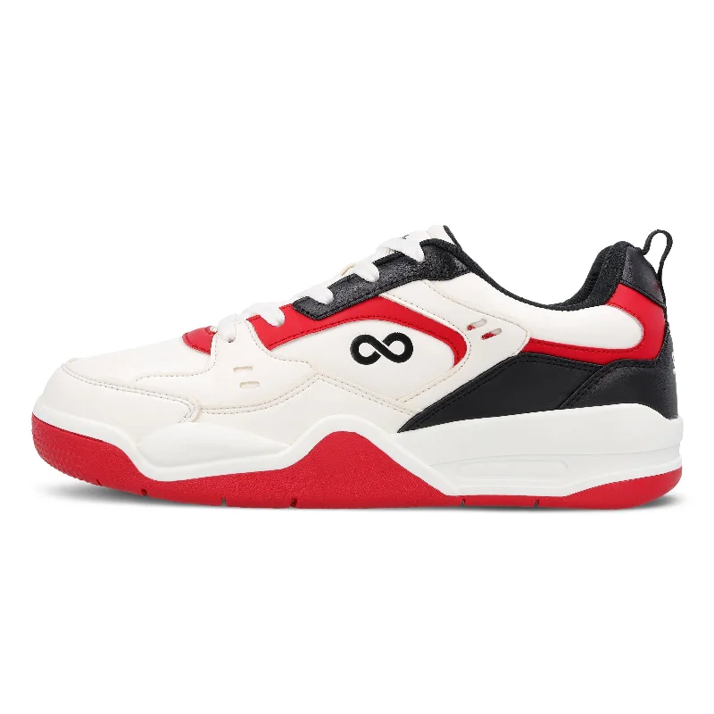 Men's Colourblocked Sneakers - WY3477 White Red