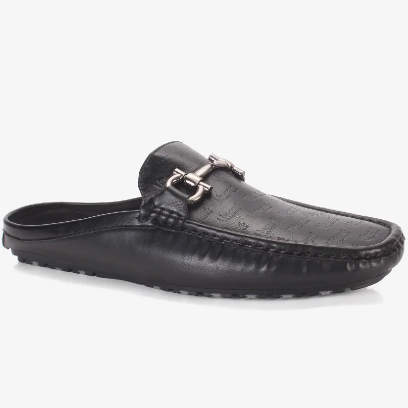 Mens "DARIO" Casual Open-Back Everyday Moccasins