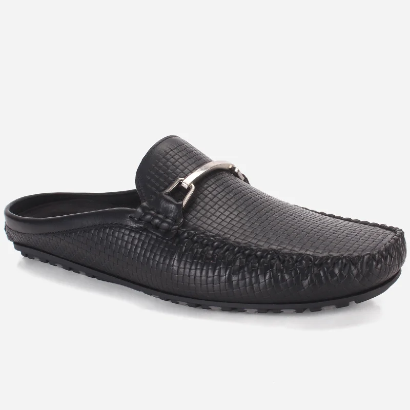 Mens "ZUMA" Casual Open-Back Everyday Mocassins