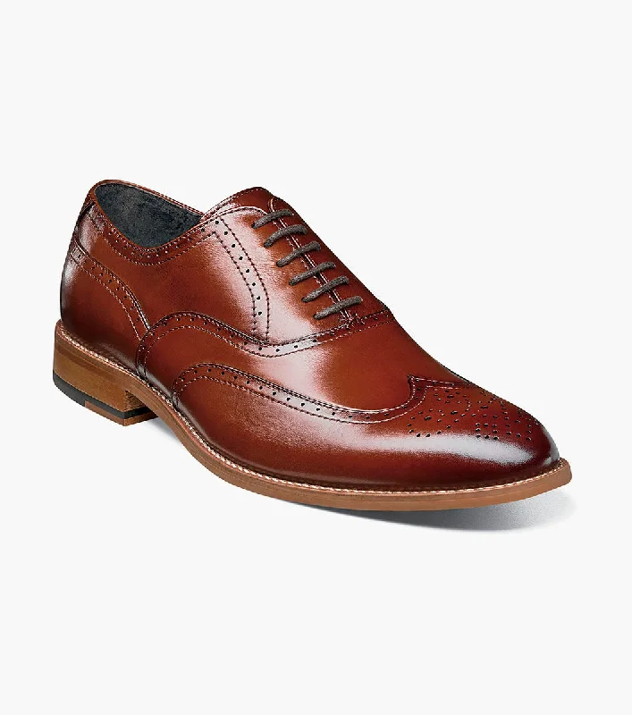 Stacy Adams DUNBAR  Wingtip Oxford Shoes - Cognac