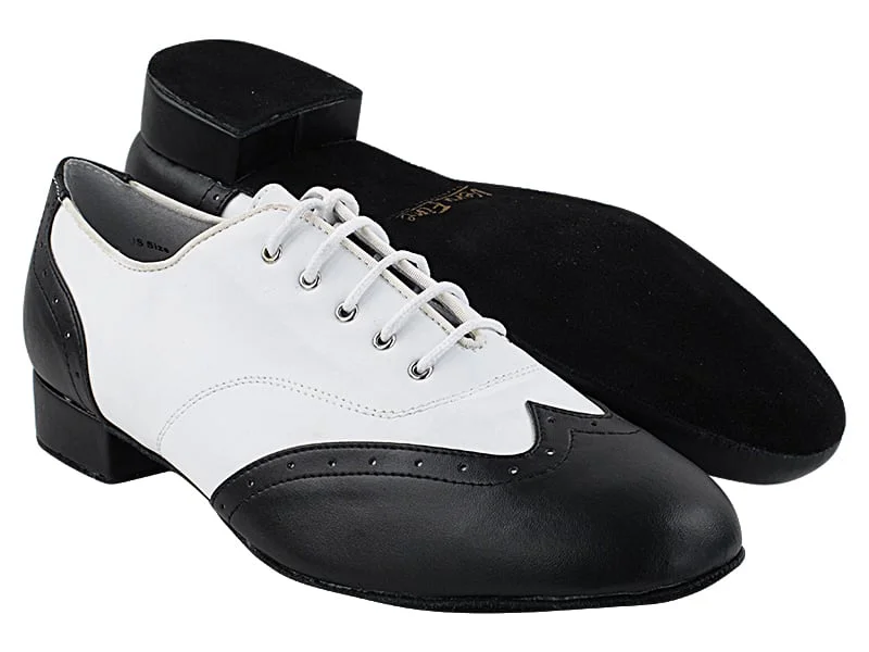 Very Fine Swing Black & White Men's Ballroom Shoes 2513 In Stock